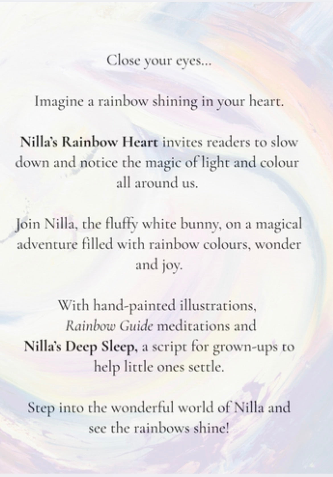 Nilla's Rainbow Heart (pre order)