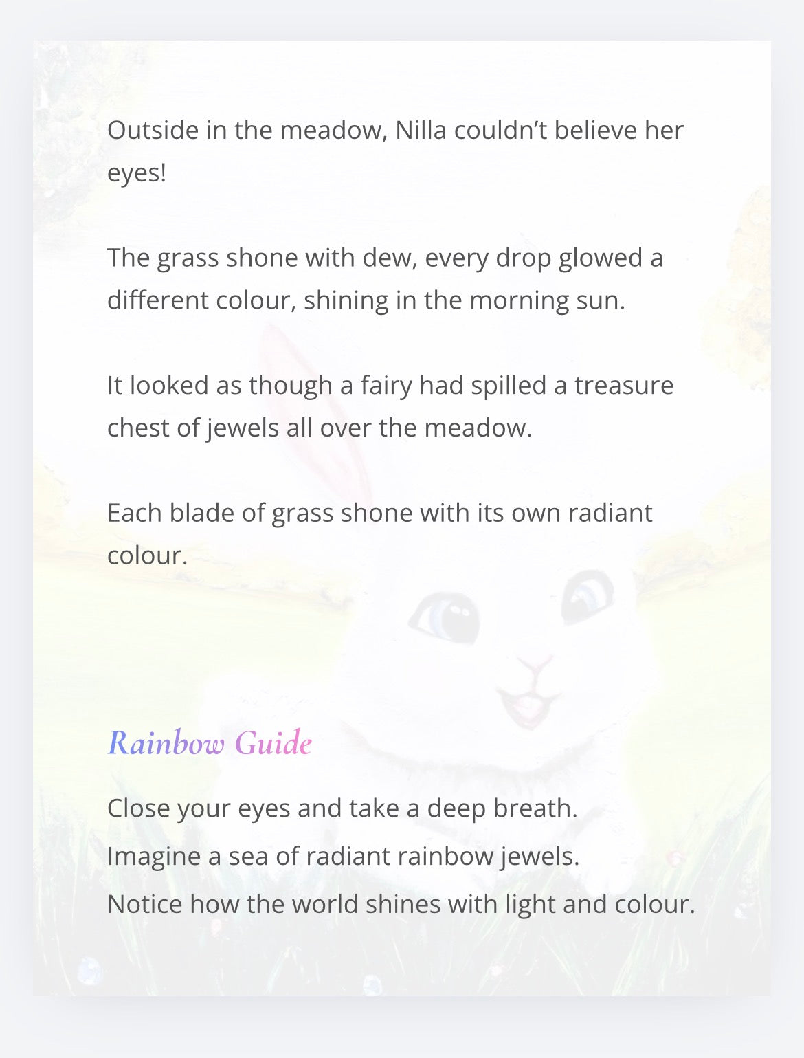 Nilla's Rainbow Heart (pre order)