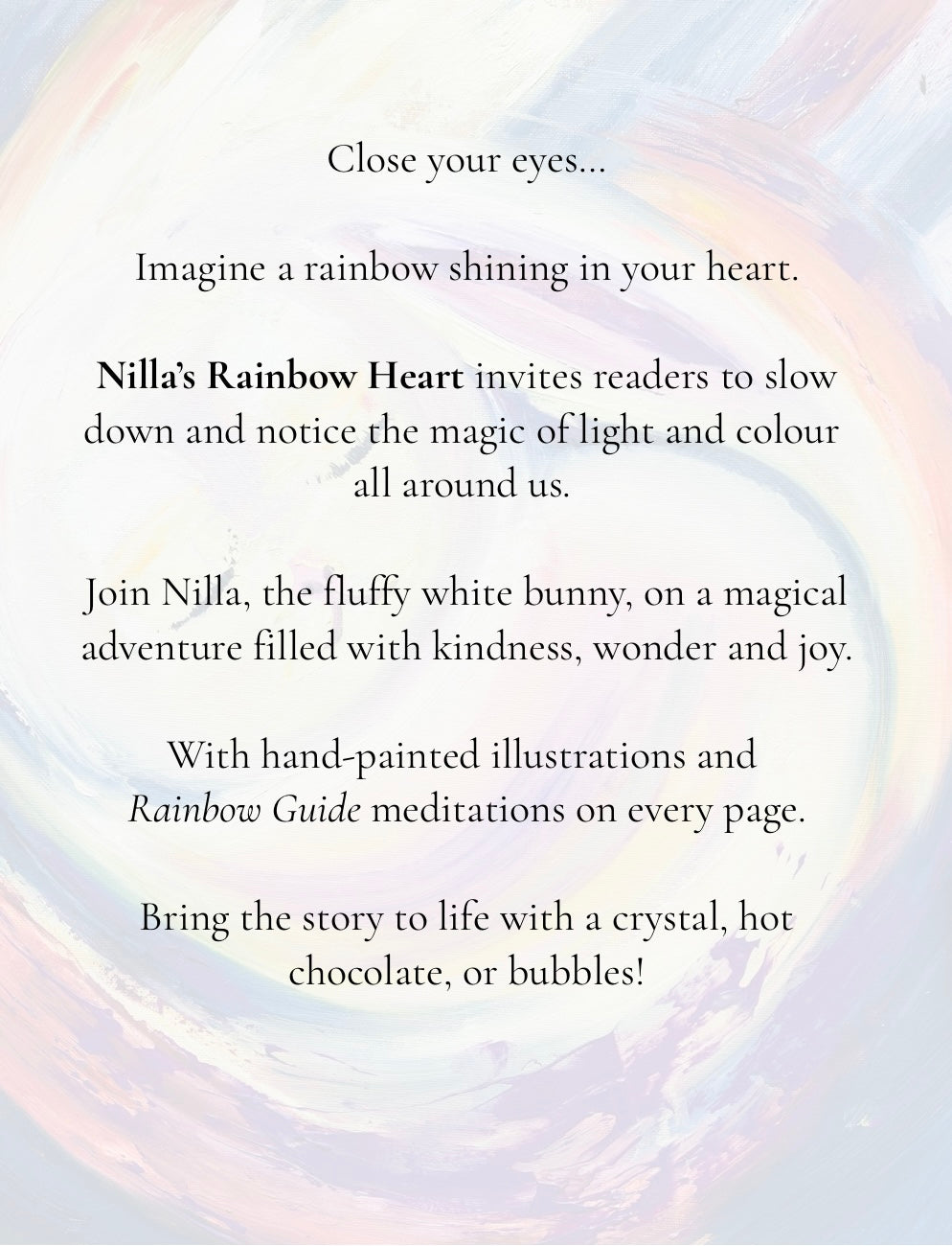 Nilla's Rainbow Heart (pre order)